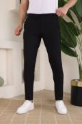 Erkek Slim Fit Likralı Bilek Boy Kumaş Pantolon resmi